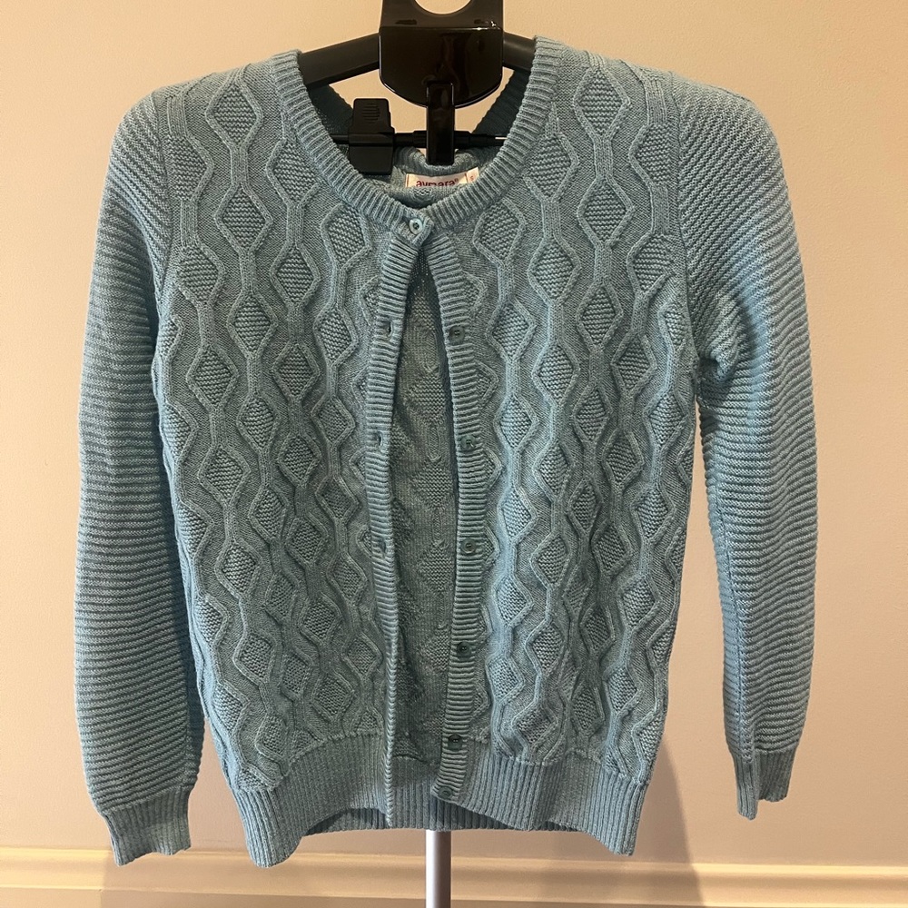 Aymara Teal Sweater Alpaca